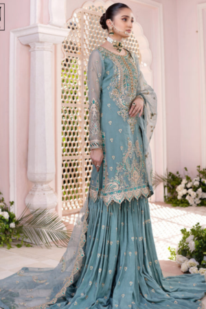 L-703 Embroidered Unstitched Lawn Suit Collection