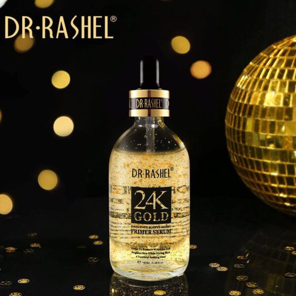 Dr.Rashel 24K Gold Radiance & Anti Aging Primer Serum - 100ml - Image 7