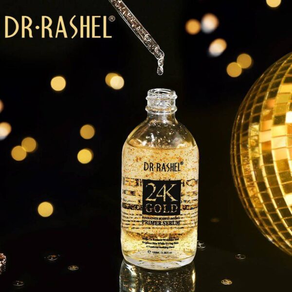 Dr.Rashel 24K Gold Radiance & Anti Aging Primer Serum - 100ml - Image 3