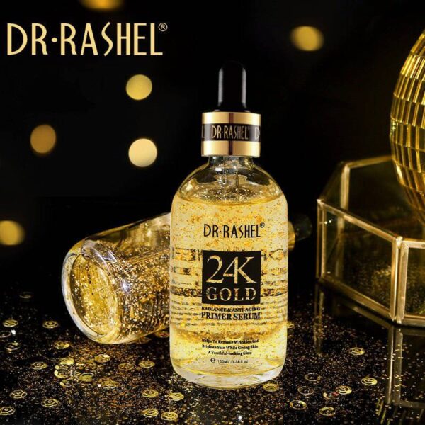 Dr.Rashel 24K Gold Radiance & Anti Aging Primer Serum - 100ml - Image 5