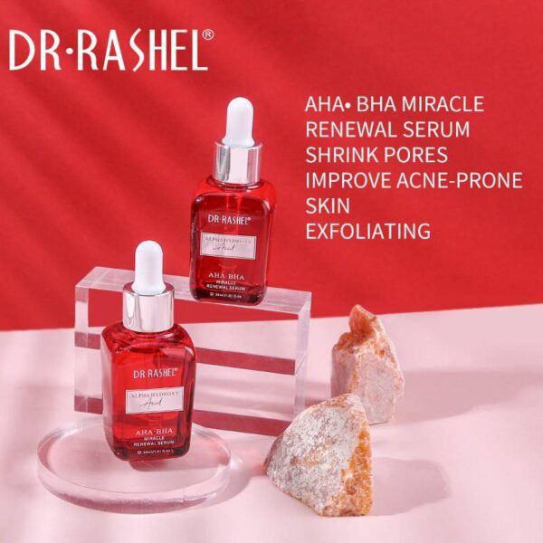 DR RASHEL Skin Care AHA BHA Miracle Renewal Rejuvenation Face Serum 30ml - Image 6