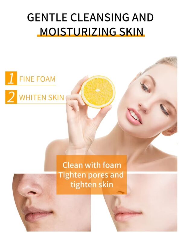 DR RASHEL Product Vitamin C Brightening Face Wash 100g - Image 2