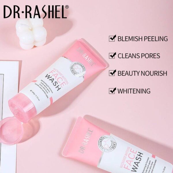 DR RASHEL Niacinamide Whitening Fade Dark Spots Face Wash 100g - Image 5