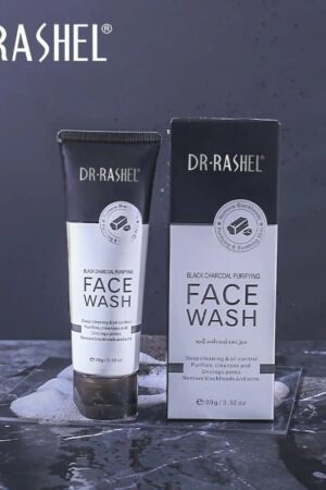 Dr.Rashel Black Charcoal Purifying Face Wash - 100g